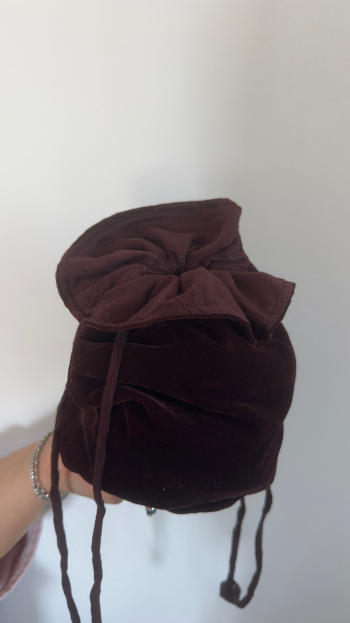 Beauty pochette in velluto
