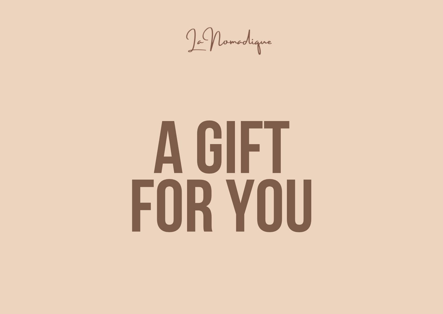 La Nomadique - GIFT CARD