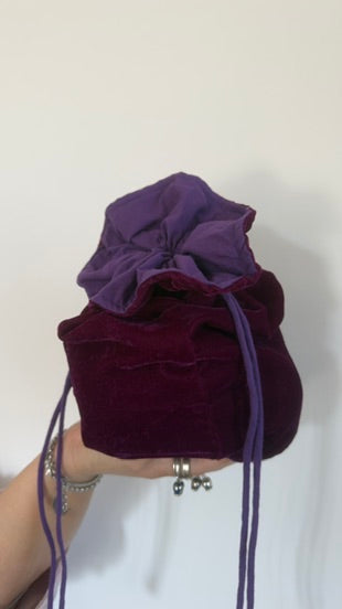 Beauty pochette in velluto