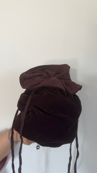 Beauty pochette in velluto