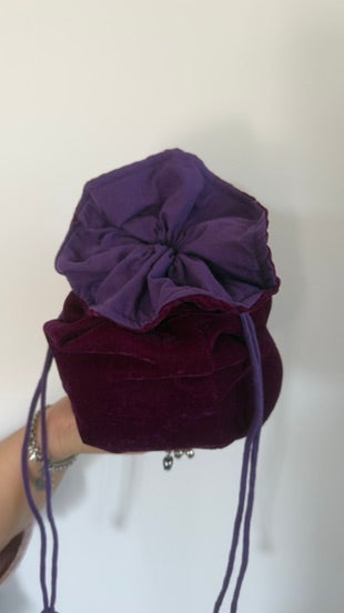 Beauty pochette in velluto