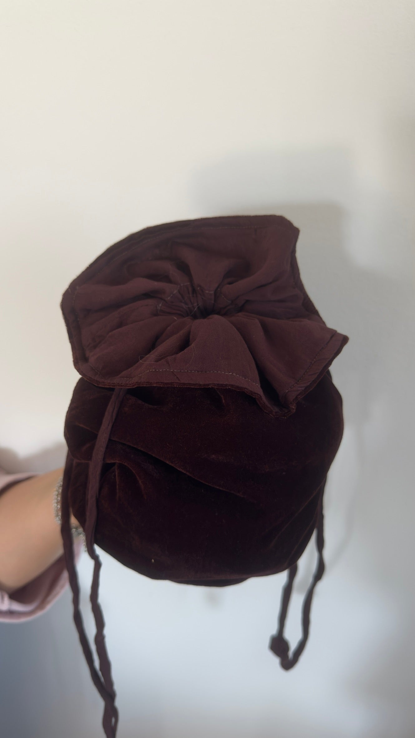 Beauty pochette in velluto