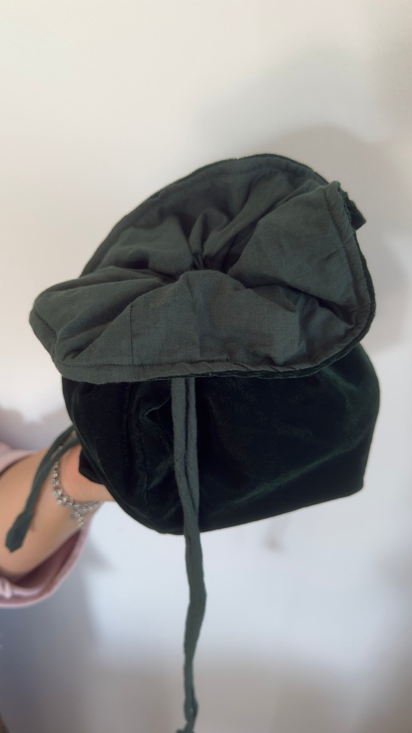Beauty pochette in velluto