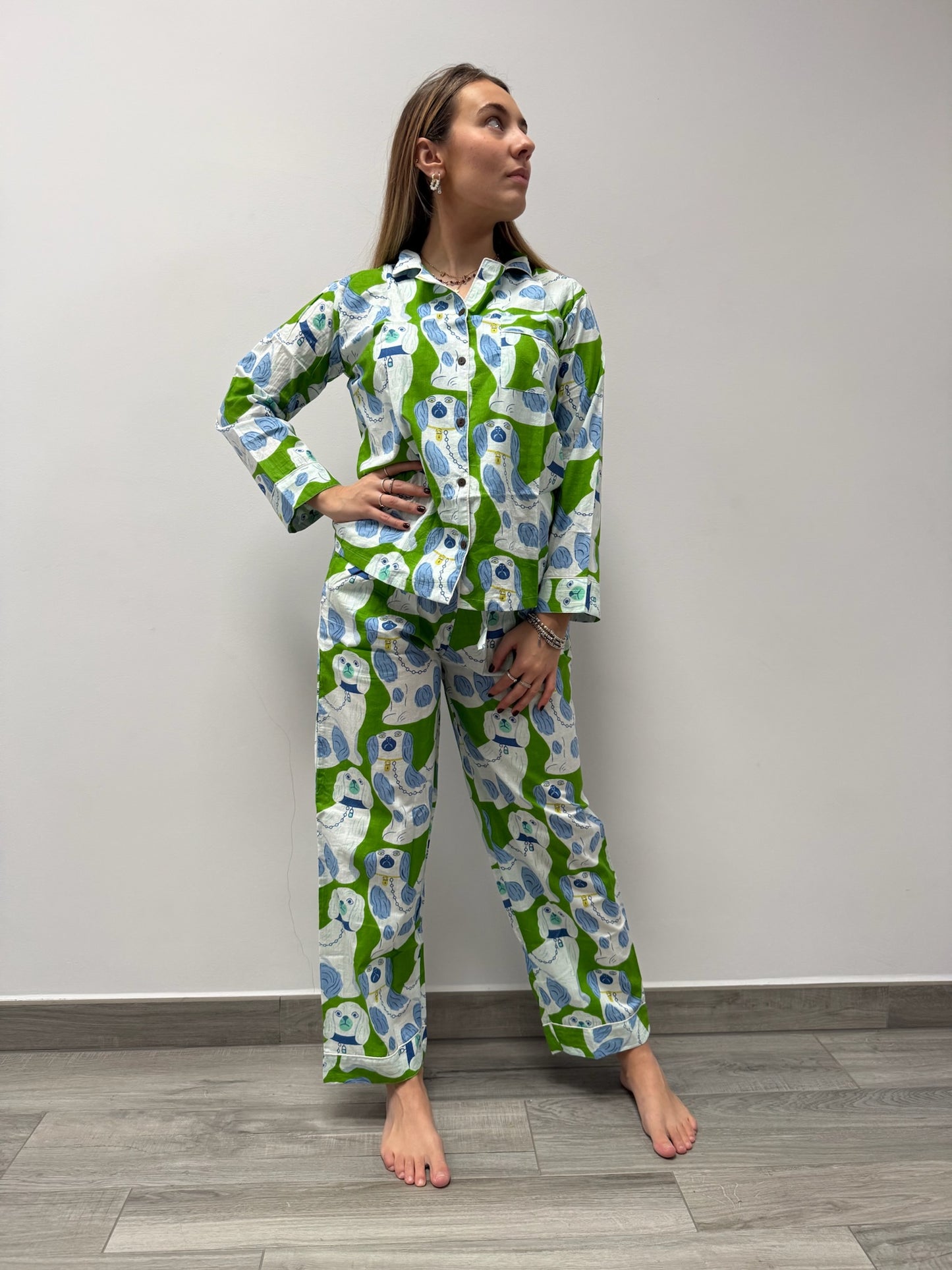 Pigiama 100% puro cotone organico, made in Jaipur