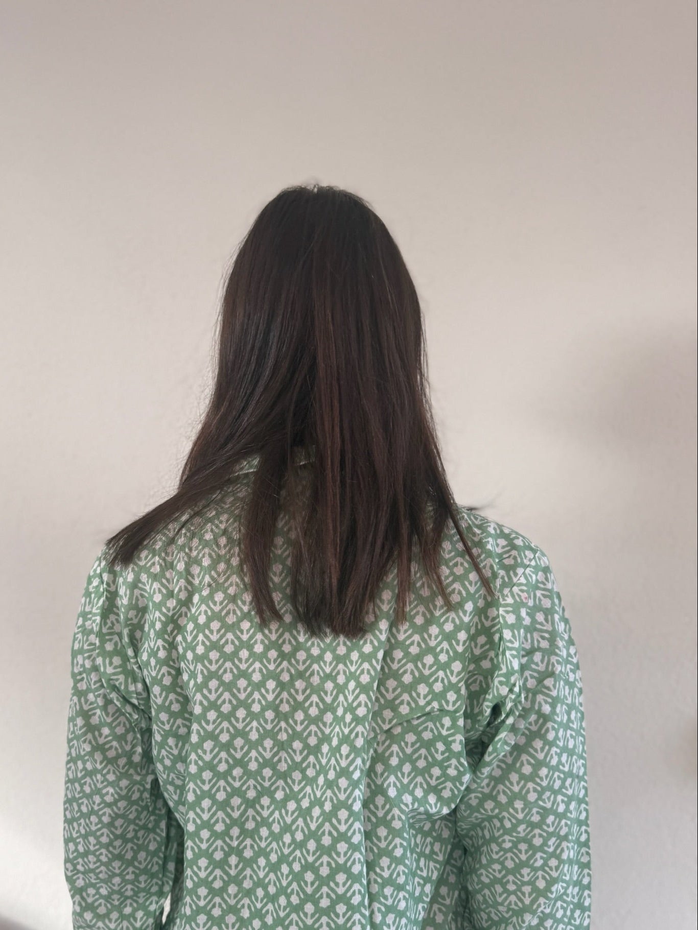 Pigiama 100% puro cotone organico fantasia floreale, made in Jaipur