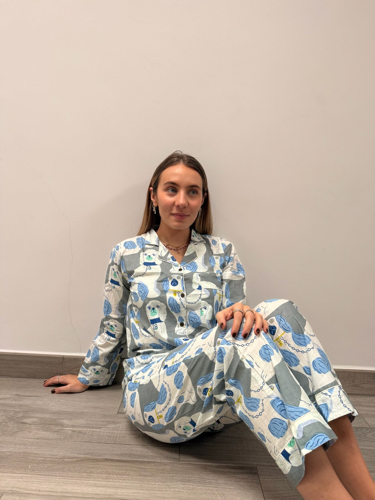 Pigiama 100% puro cotone organico, made in Jaipur